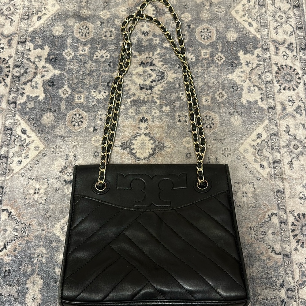 Tory Burch black leather bag